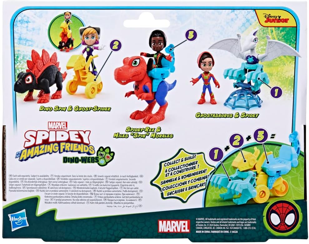 SPIDEY AND HIS AMAZING FRIENDS Hasbro Marvel LG DINO ACSRY MILES
