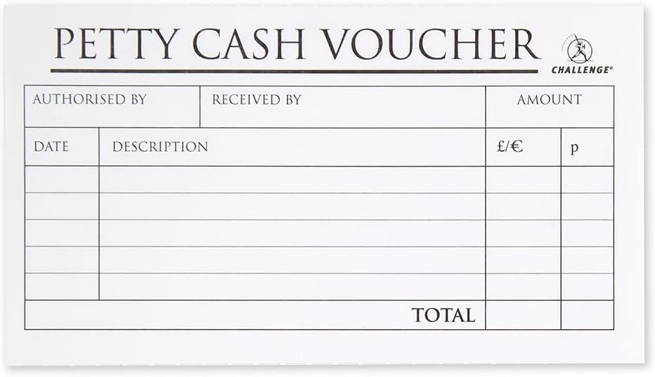 Challenge Carbonless Wirebound Petty Cash Book,Blue