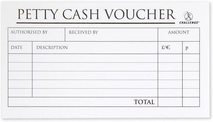 Challenge Carbonless Wirebound Petty Cash Book,Blue