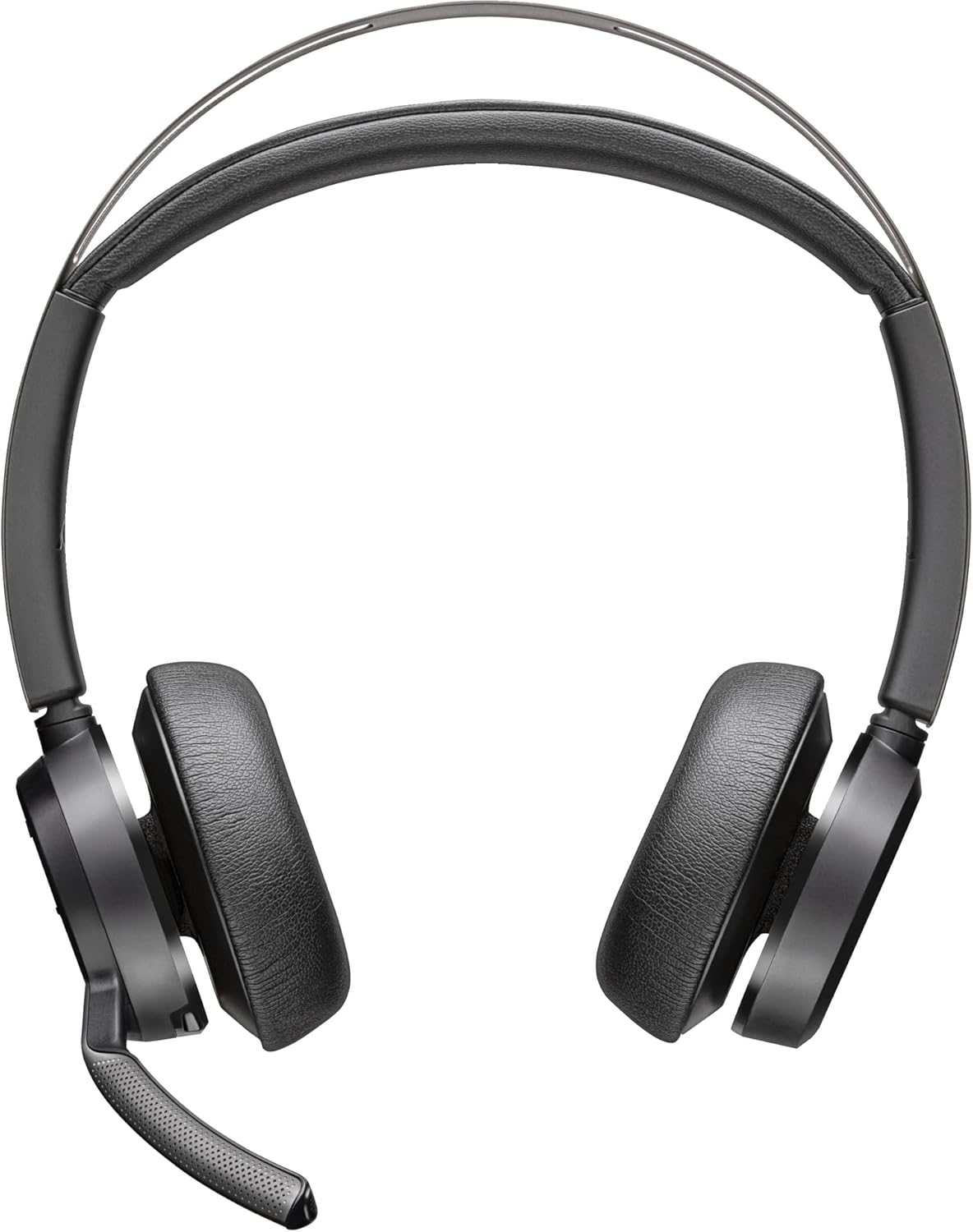 POLY Voyager Focus 2 USB-C-C Headset USB-C/A Adapter Customer Special 1- Active Noise Canceling (ANC) - Connect PC/Mac/Mobile via Bluetooth - Black