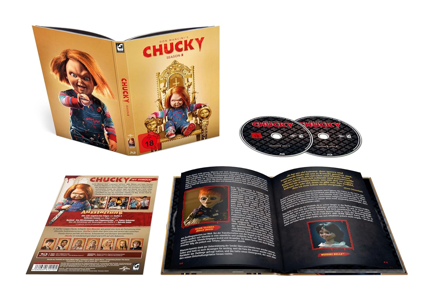 MANCINI, DON - CHUCKY - SEASON 2 - MEDIABOOK