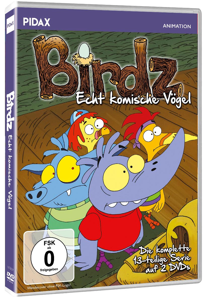 Birdz - Echt komische Vögel / Die komplette 13-teilige Kultserie (Pidax Animation