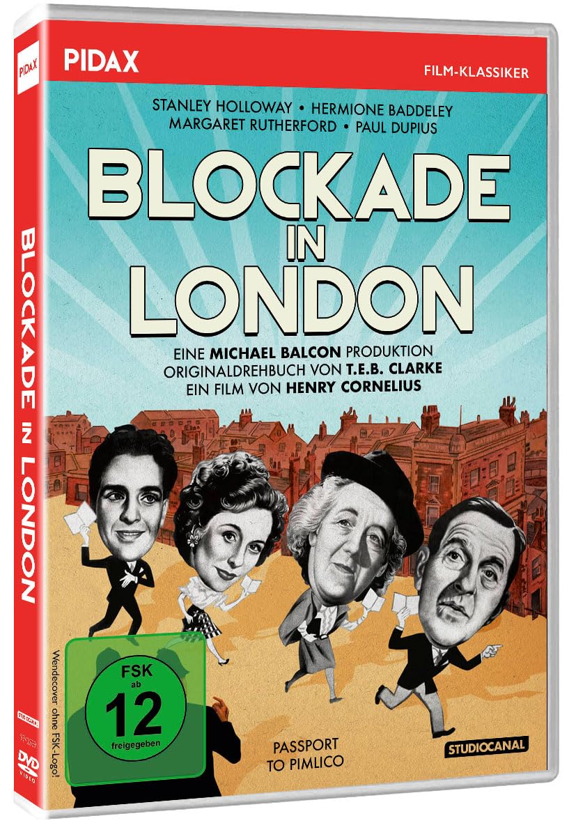 Blockade in London (Passport to Pimlico) / Originelle Komödie mit Margaret Rutherford (bekannt als „Miss Marple“) (Pidax Film-Klassiker