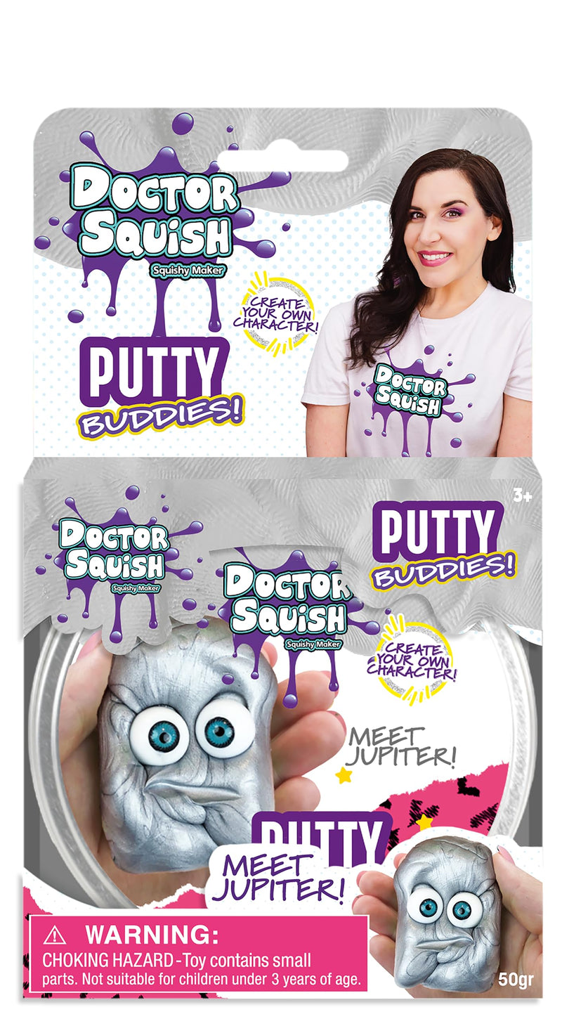 Doctor Squish - Putty Buddies 50g (Silver) (107466) Arts & Crafts, Silver