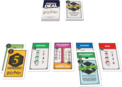 Monopoly Deal: HARRY POTTER, kaartspel - Nederlandse versie