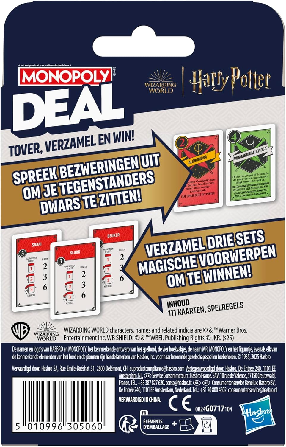 Monopoly Deal: HARRY POTTER, kaartspel - Nederlandse versie