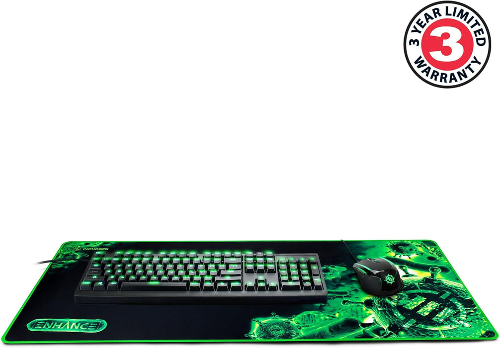 GX-MP2 Verlängert Gaming Mouse Pad - Großes XL Mauspad (80 x 35 cm) für professionelle Esport mit Geringe Reibung Verfolgung Oberfläche und Rutschfester Rückseite