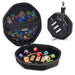 ENHANCE DnD Dice Tray and Case - Collector's Edition DnD Dice Holder up to 150 D&D Shakers with Hard Shell Exterior and Protective Soft Interior - Rolling Tray Perfect for Game Night (Dragon Black