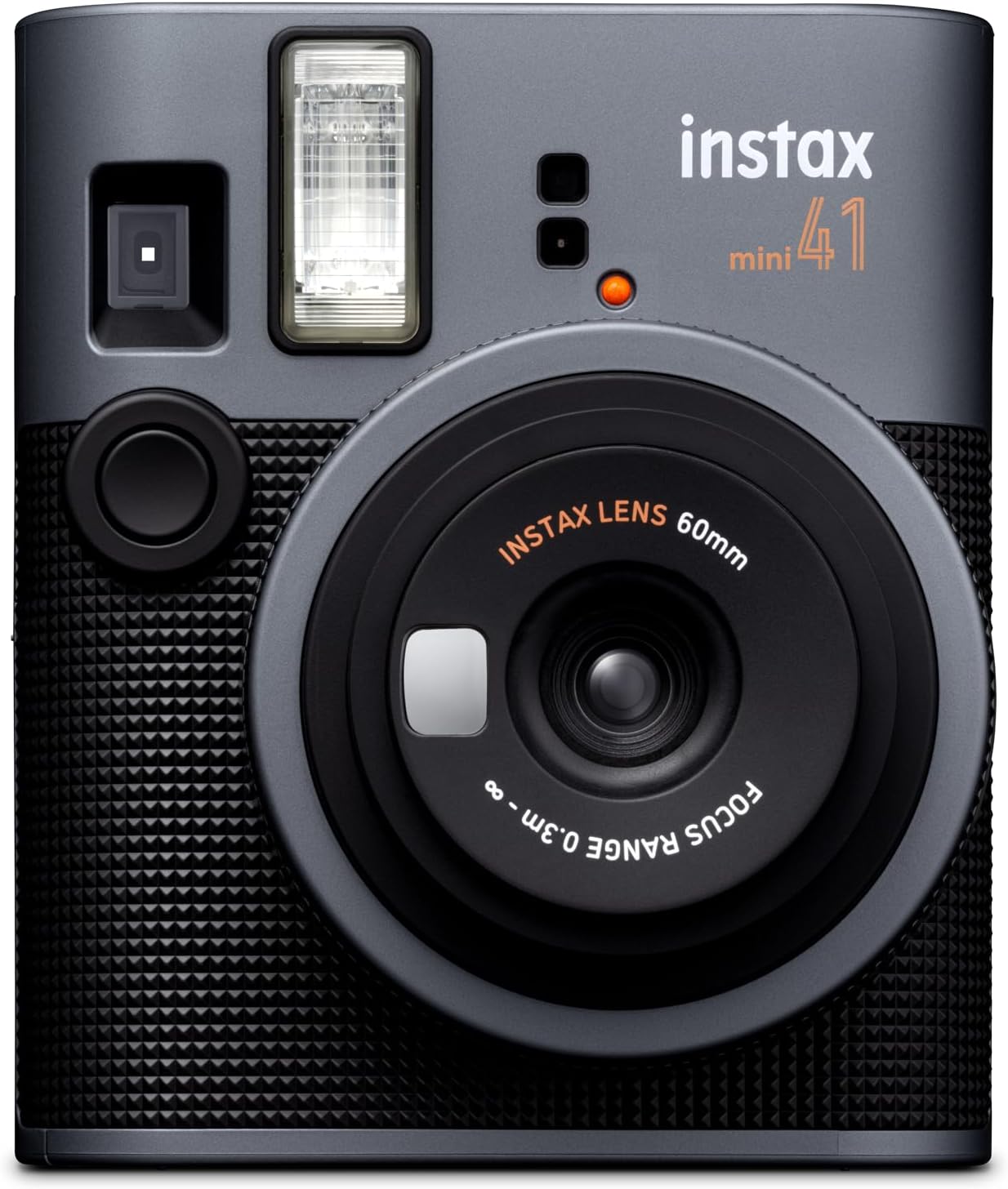 INSTAX mini 41 instant camera, simple operation with Auto Exposure, Built-in flash, Selfie lens, and close up mode,a classic design camera which uses all instax mini films sold separately