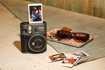 INSTAX mini 41 instant camera, simple operation with Auto Exposure, Built-in flash, Selfie lens, and close up mode,a classic design camera which uses all instax mini films sold separately