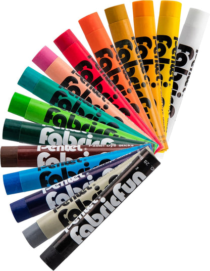 Pentel Fabric Fun Pastel Dye Stick (Pack of 7), Assorted Colors, PTS-7