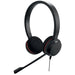 Jabra Evolve 20 Stereo Headset – Microsoft Certified Headphones for VoIP Softphone with Passive Noise Cancellation – USB-C/A – Black