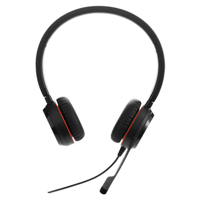 Jabra Evolve 20 SE Stereo Headset – Unified Communication Certified Headphones for VoIP Softphone with Passive Noise Cancellation – USB-C/A – Black UC