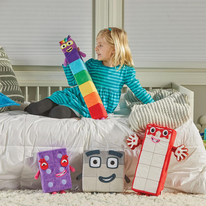 Learning Resources Numberblock Seven Playful Pal Plush, Numbers for Toddlers, Preschool Maths Learning Toys, Stuffed Animal Plushies, Counting Blocks Stuffies, Kids Birthday Gifts, Ages 18 months+