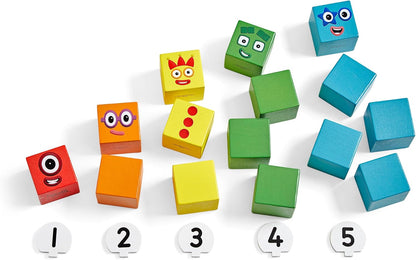 Numberblocks One to Five Wooden Blocks, Wood Stacking Toy, Colour Sorting Counting Cubes, Numbers for Toddlers, Preschool Maths Toys, Toddler Learning Activities, Kids Birthday Gift