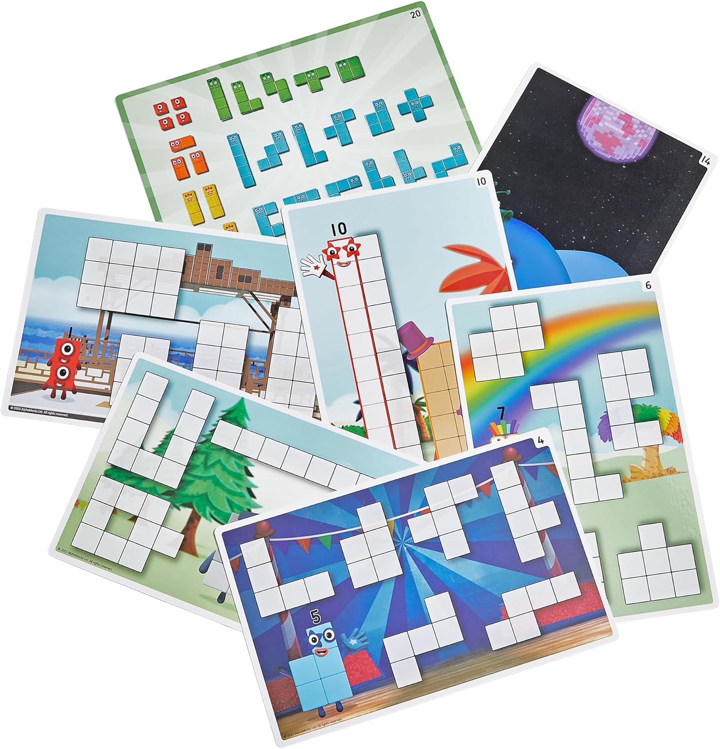 Learning Resources Numberblocks Wooden Building Blocks Activity Set, Wood Stacking Toy, Colour Sorting Counting Cubes, Preschool Maths Toys, Toddler Learning Activities, Kids Birthday Gift, Ages 3+