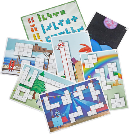 Learning Resources Numberblocks Wooden Building Blocks Activity Set, Wood Stacking Toy, Colour Sorting Counting Cubes, Preschool Maths Toys, Toddler Learning Activities, Kids Birthday Gift, Ages 3+