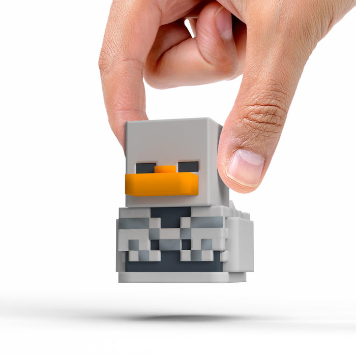 TUBBZ Mini: Minecraft - Skeleton Cosplaying Rubber Duck Vinyl Figure