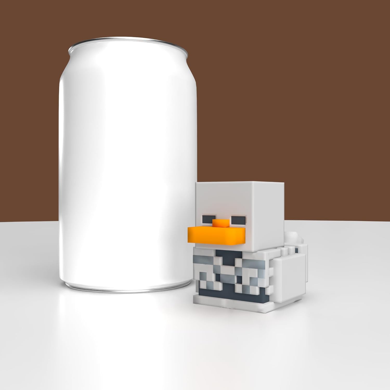 TUBBZ Mini: Minecraft - Skeleton Cosplaying Rubber Duck Vinyl Figure