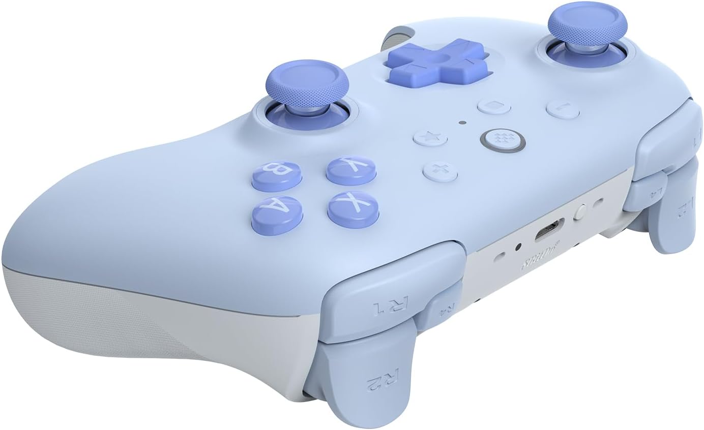 8Bitdo Ultimate 2C Bluetooth Controller for Switch, Wireless Controller with 6-Axis Motion Control, Rumble Vibration, Refined D-Pad and Bumpers, and Hall Effect Joysticks (Blue