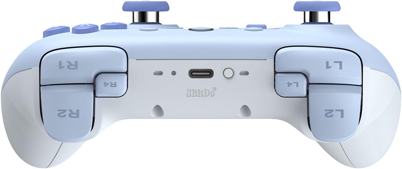 8Bitdo Ultimate 2C Bluetooth Controller for Switch, Wireless Controller with 6-Axis Motion Control, Rumble Vibration, Refined D-Pad and Bumpers, and Hall Effect Joysticks (Blue