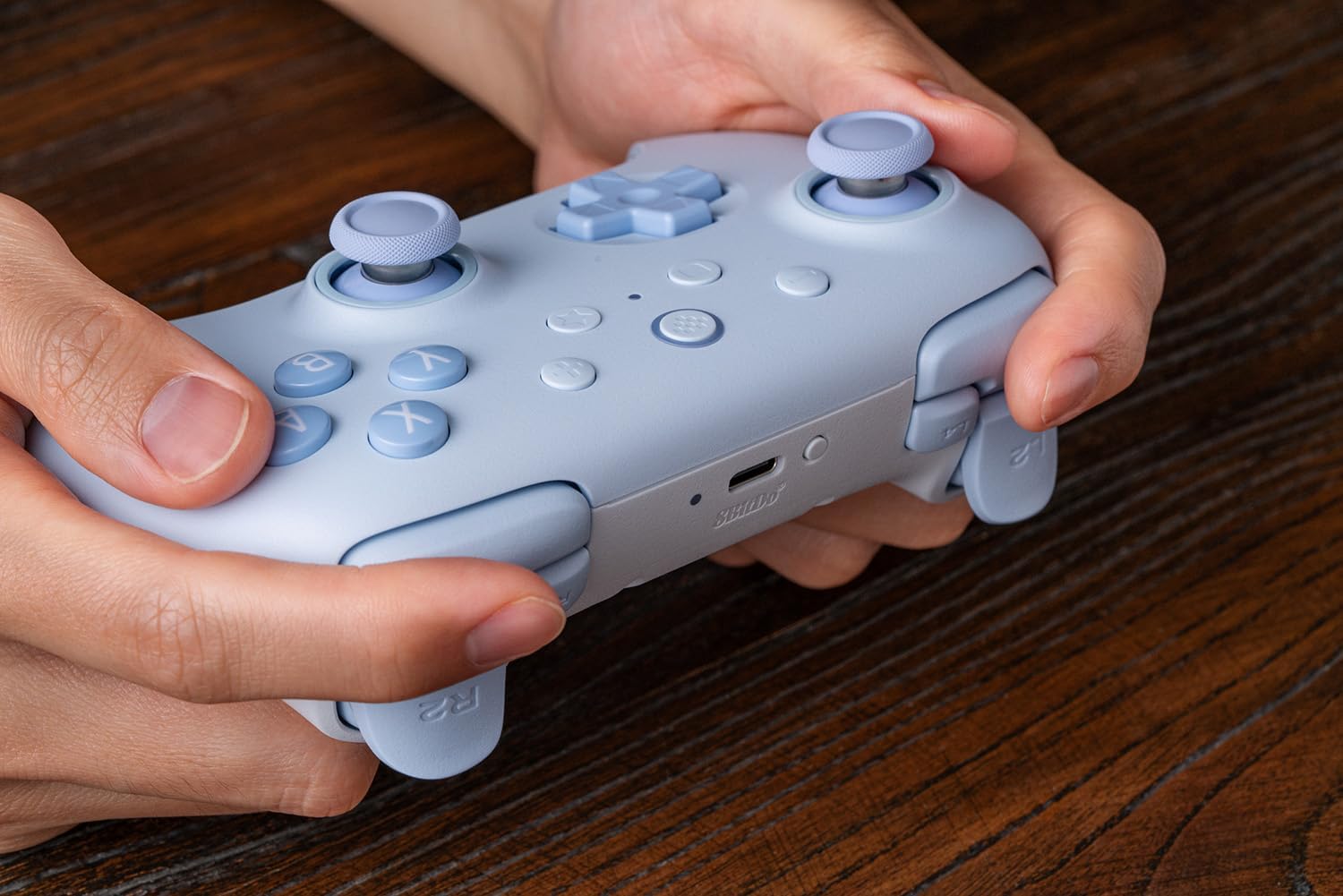 8Bitdo Ultimate 2C Bluetooth Controller for Switch, Wireless Controller with 6-Axis Motion Control, Rumble Vibration, Refined D-Pad and Bumpers, and Hall Effect Joysticks (Blue