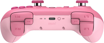8Bitdo Ultimate 2C Bluetooth Controller for Switch, Wireless Controller with 6-Axis Motion Control, Rumble Vibration, Refined D-Pad and Bumpers, and Hall Effect Joysticks (Pink