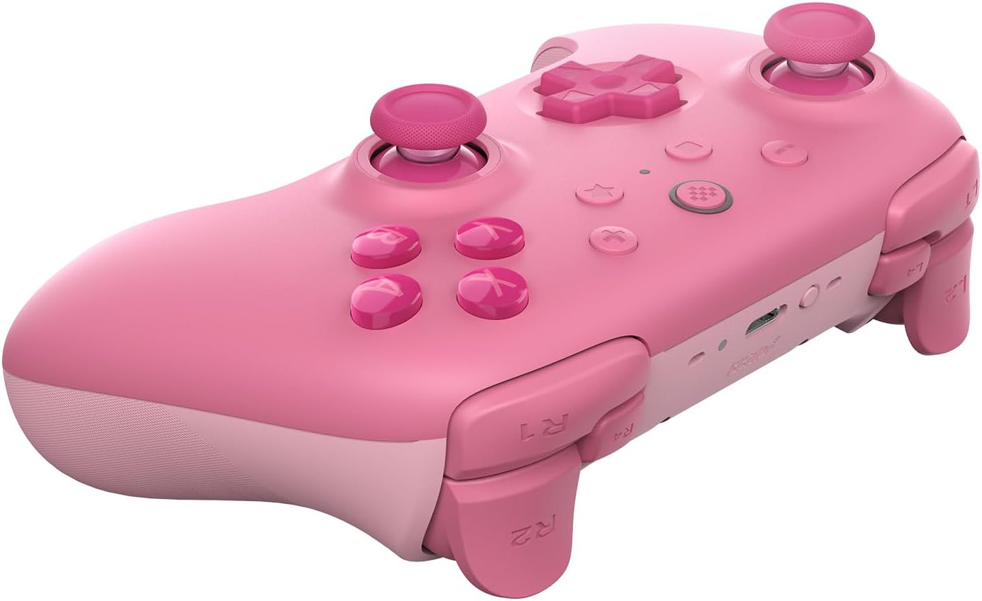 8Bitdo Ultimate 2C Bluetooth Controller for Switch, Wireless Controller with 6-Axis Motion Control, Rumble Vibration, Refined D-Pad and Bumpers, and Hall Effect Joysticks (Pink