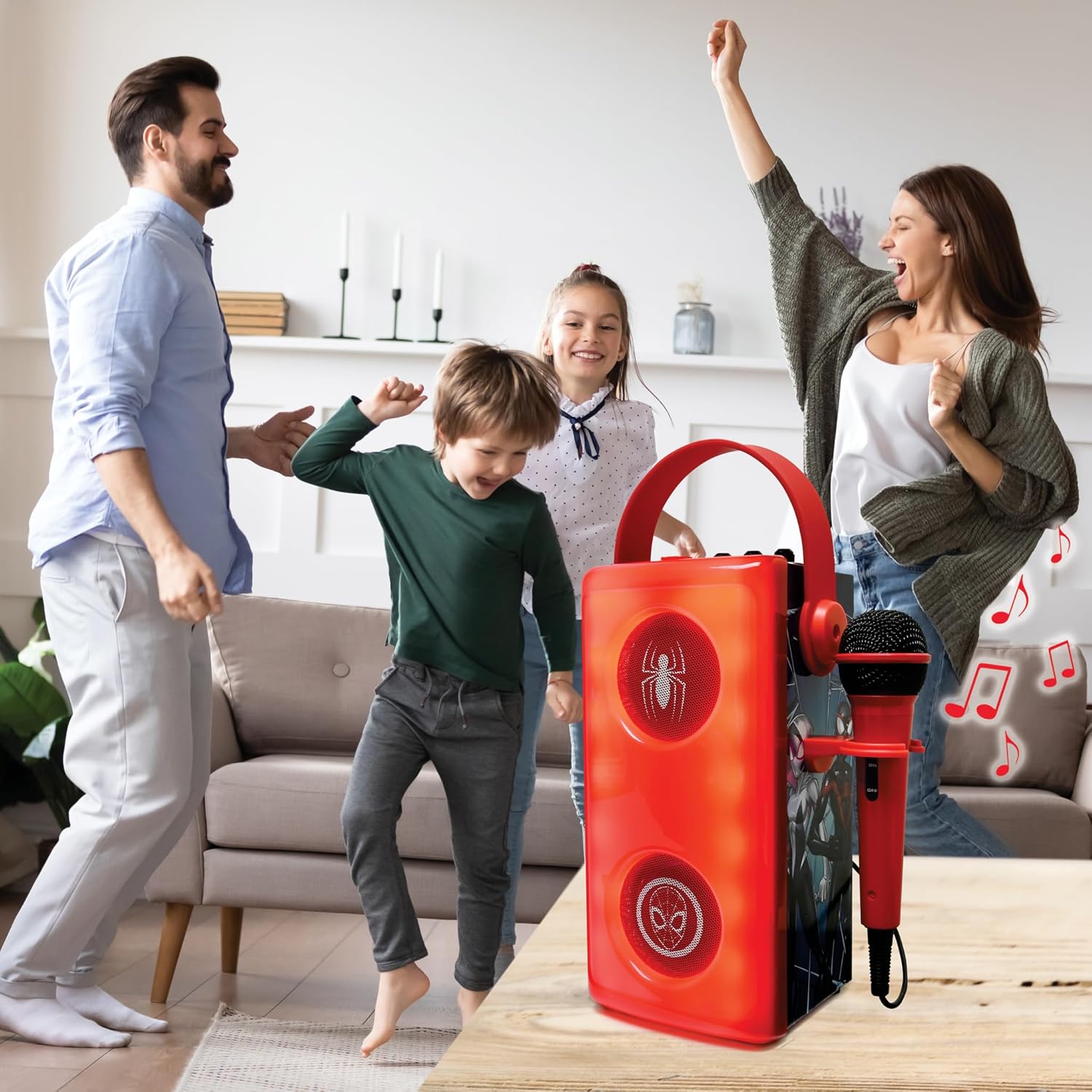 Lexibook - Spider-Man - Bluetooth Speaker With Microphone (Btp185Spz)