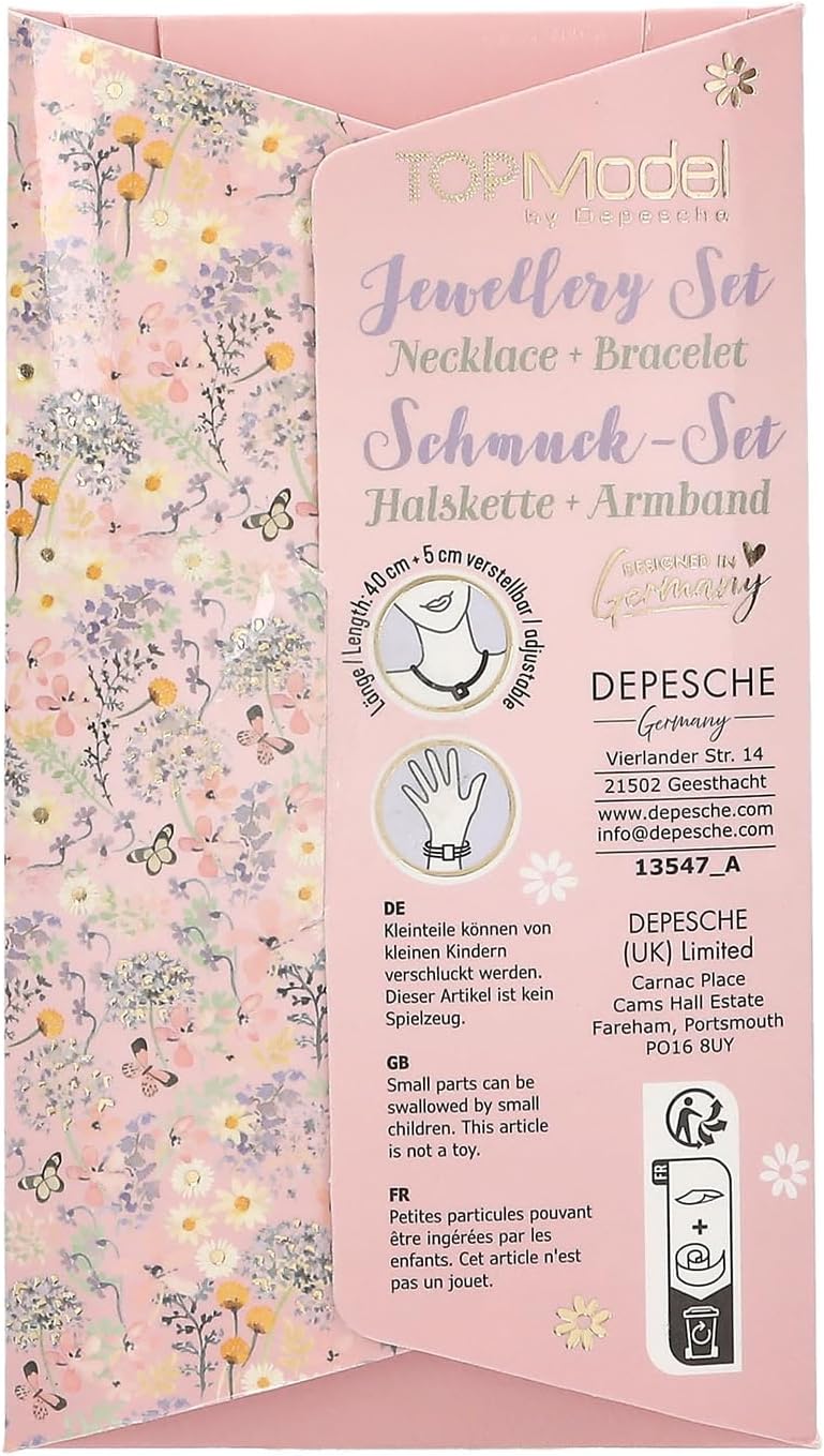 Topmodel - Necklace And Bracelet Set Summer Feeling - Soft-Colored (413547)