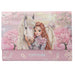 Depesche TOPModel Viva Violet 13616 Writing Paper Set in Folder with Model Motif Horse and Flowers with Letter Sheets and Envelopes