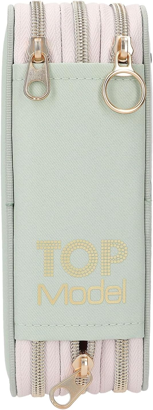 Topmodel - Topmodel Triple Pencil Case Summer Feeling - Sage Green (413303)