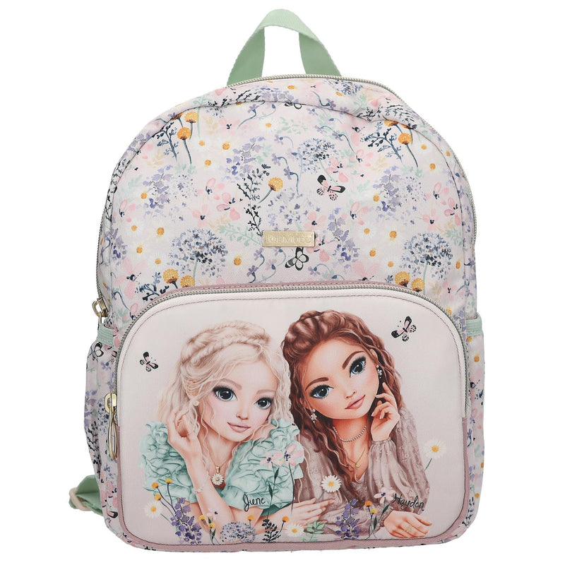 Topmodel - Topmodel Backpack Summer Feeling - Pink And Sage Green - Small (413306)