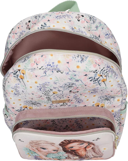 Topmodel - Topmodel Backpack Summer Feeling - Pink And Sage Green - Small (413306)