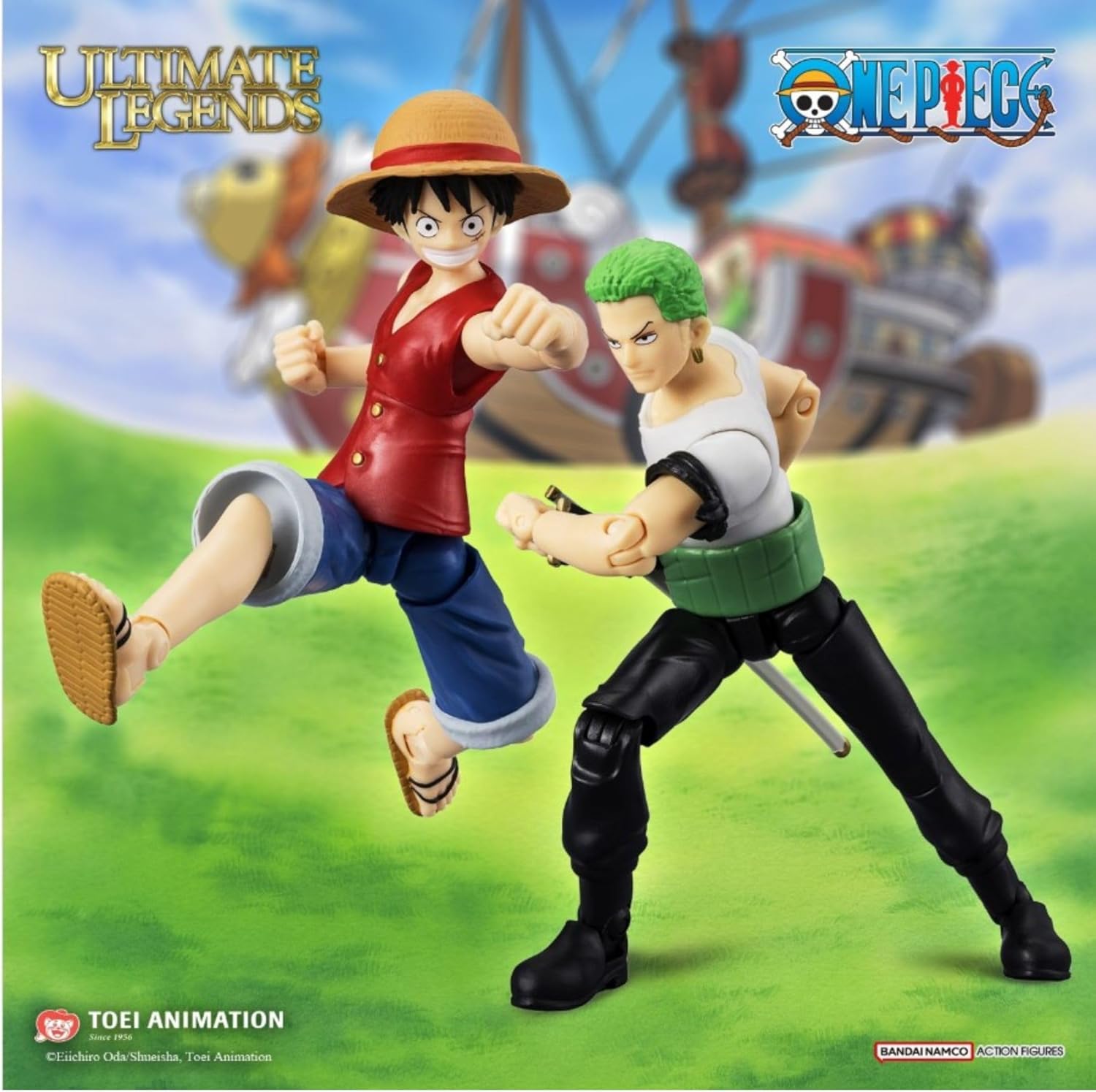 BANDAI Ultimate Legends Luffy Action Figure - 12.5cm Luffy Anime Figure With 27 Points Of Articulation And Accessories - Gift Collectable One Piece Anime And Manga Merch Figures