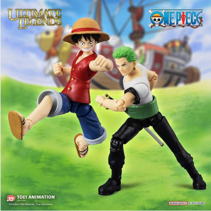 BANDAI Ultimate Legends Luffy Action Figure - 12.5cm Luffy Anime Figure With 27 Points Of Articulation And Accessories - Gift Collectable One Piece Anime And Manga Merch Figures