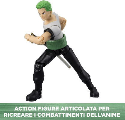 BANDAI Ultimate Legends Zoro Action Figure - 12.5cm Zoro Anime Figure With 27 Points Of Articulation And Accessories - Gift Collectable One Piece Anime And Manga Merch Figures