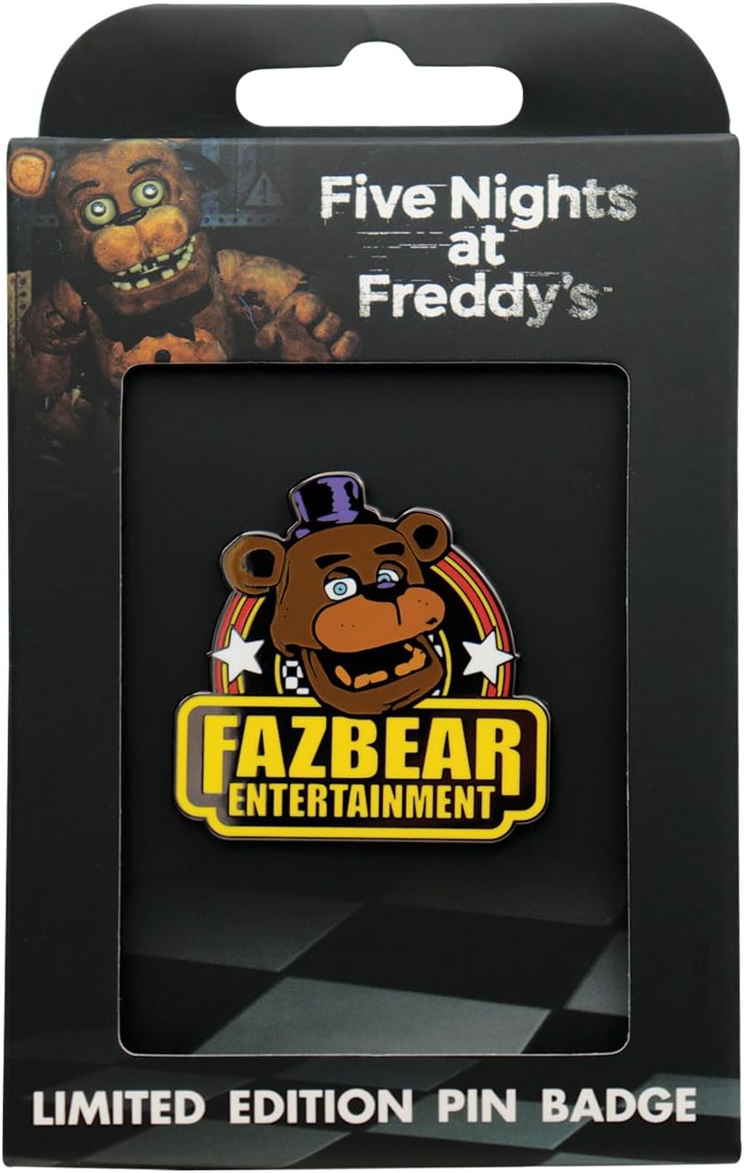 Five Nights at Freddy's Fazbear Entertainment Limited Edition Metal Pin Badge