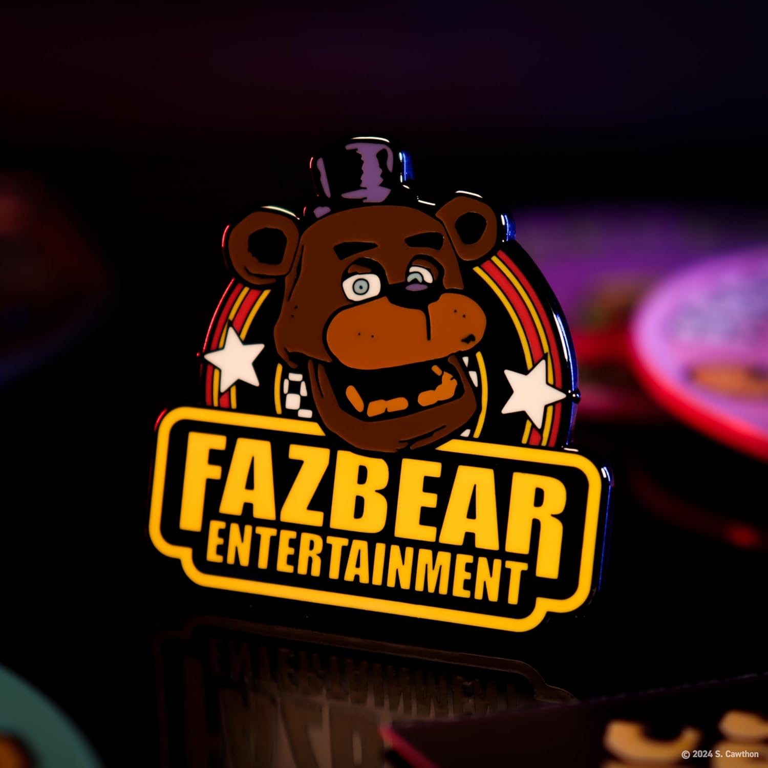 Five Nights at Freddy's Fazbear Entertainment Limited Edition Metal Pin Badge