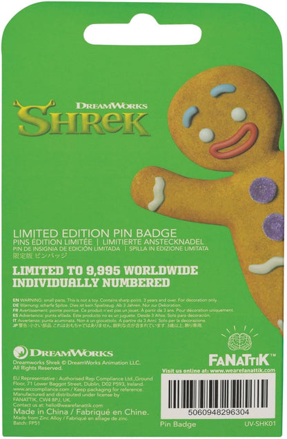 SHREK - Beware Ogre - Limited Edition Pins