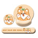 yilin 3-in-1 Cute Mouse Pad and Keyboard Wrist Rest Support Wrist Rest with Coaster Yellow Silica Gel