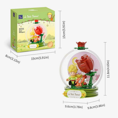 Pantasy Set Construction Figurine The Little Prince Whispered Roses (86331