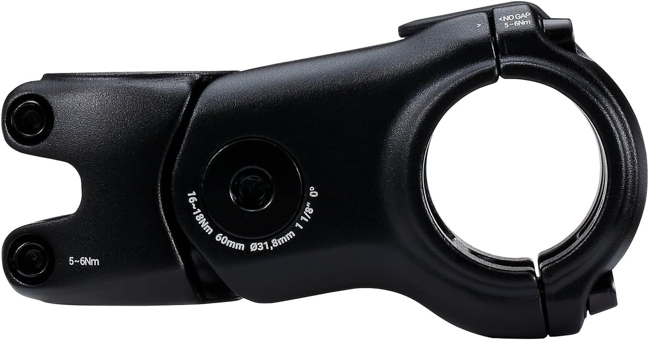 BBB Cycling ActionStem - Suspension Stem for Road Bike, Gravel Bike & E-bike - 31.8mm - Adjustable 0° to +3.5° - High Shock Absorption - Multiple Riding Positions - Length: 60mm - BHS-52