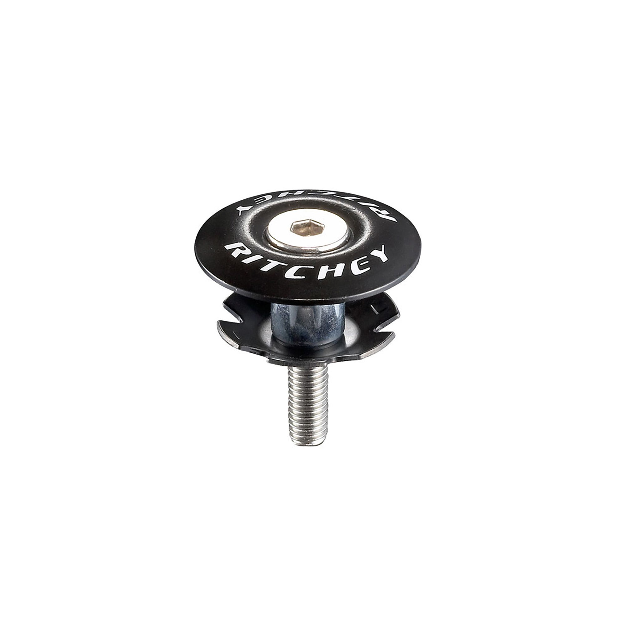 Ritchey Comp Steel Headset Starnut & Cap Black 1-1/8" Steel