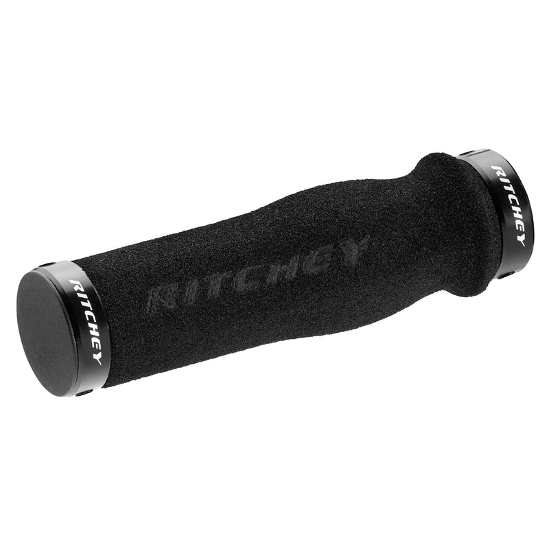 Ritchey Wcs Truegrip Ergo Neoprene Locking MTB Handlebar Grips Black 130Mm