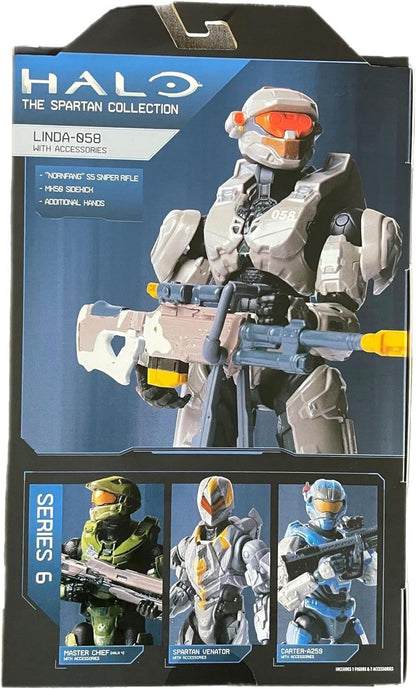 HALO The Spartan Collection Series 6 Spartan Linda-058 6.5" Action Figure with Accessories