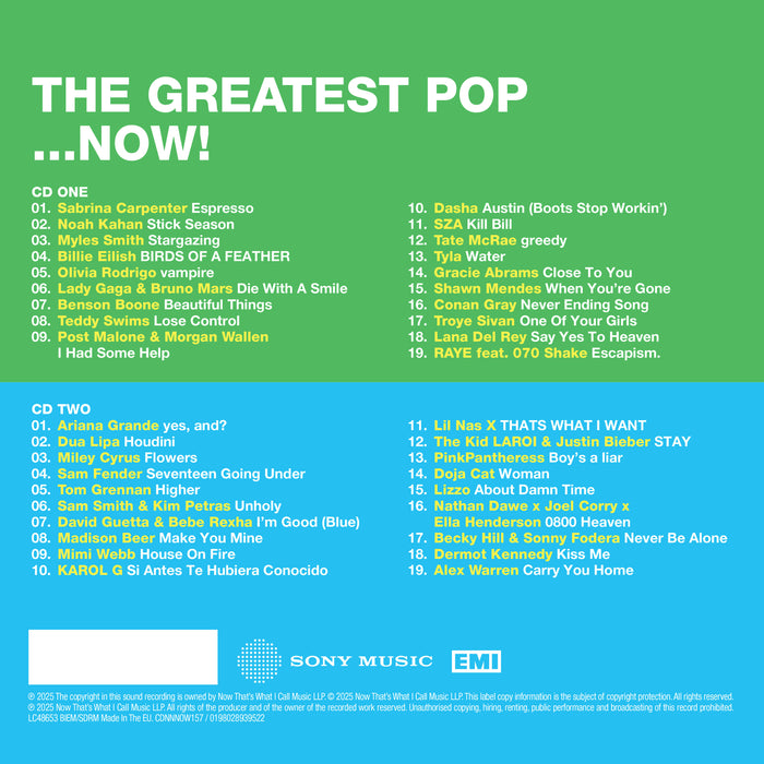 NOW That's What I Call Pop!