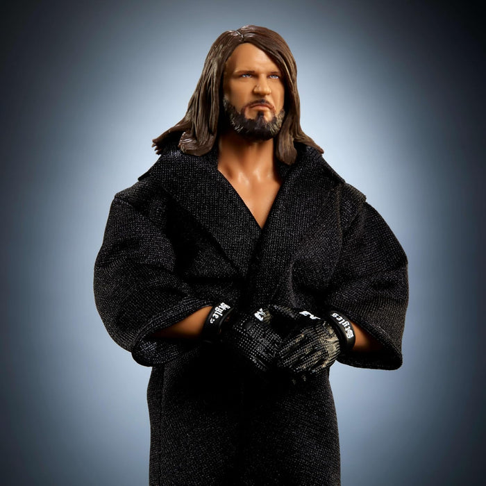 Mattel WWE Elite Action Figure & Accessories, Series #116 6-inch Collectible AJ Styles with 25 Articulation Points & Swappable Hands