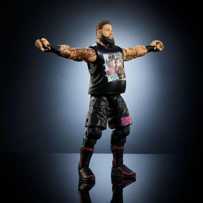 Mattel WWE Elite Action Figure & Accessories, Series #116 6-inch Collectible Kevin Owens with 25 Articulation Points & Swappable Hands