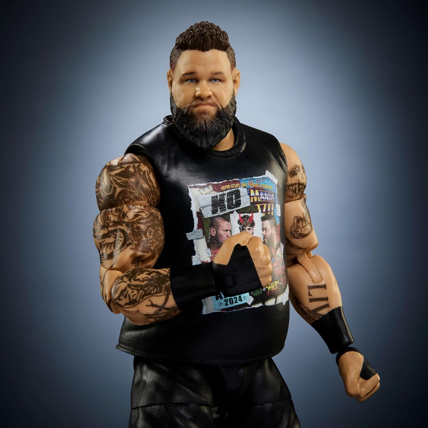 Mattel WWE Elite Action Figure & Accessories, Series #116 6-inch Collectible Kevin Owens with 25 Articulation Points & Swappable Hands